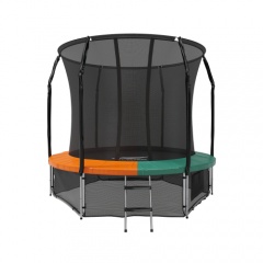Eclipse Space Twin Green/Orange 8FT из каталога батутов с защитной сеткой в Сочи по цене 18620 ₽