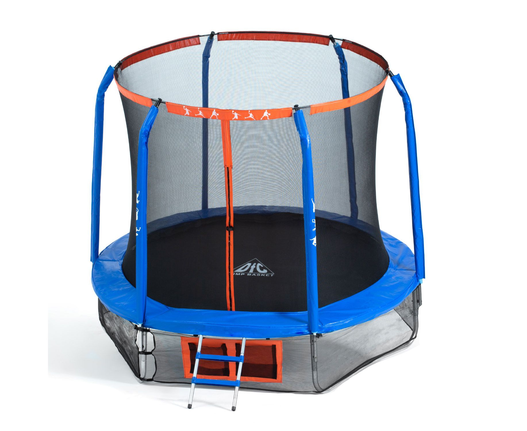 Батут с защитной сеткой DFC Jump Basket 10Ft