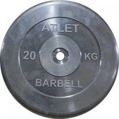 MB Barbell Atlet - 31 мм - 20 кг из каталога дисков для штанги с посадочным диаметром 30 мм.  в Сочи по цене 5870 ₽