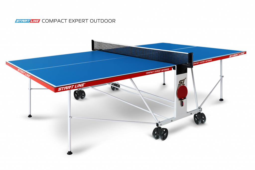 Compact EXPERT Outdoor 4 Синий в Сочи по цене 43990 ₽ в категории теннисные столы Start Line