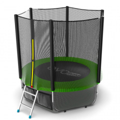 Батут с защитной сеткой Evo Jump External 6ft (Green) + Lower net в Сочи по цене 20390 ₽