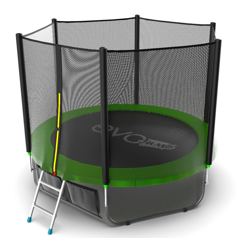 External 8ft (Green) + Lower net в Сочи по цене 22190 ₽ в категории батуты Evo Jump