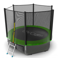 Батут с защитной сеткой Evo Jump External 8ft (Green) + Lower net в Сочи по цене 22190 ₽