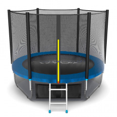 Батут с защитной сеткой Evo Jump External 8ft (Blue) + Lower net в Сочи по цене 22190 ₽