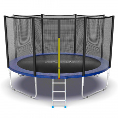 Evo Jump External 12ft (Blue) из каталога батутов с защитной сеткой в Сочи по цене 25500 ₽