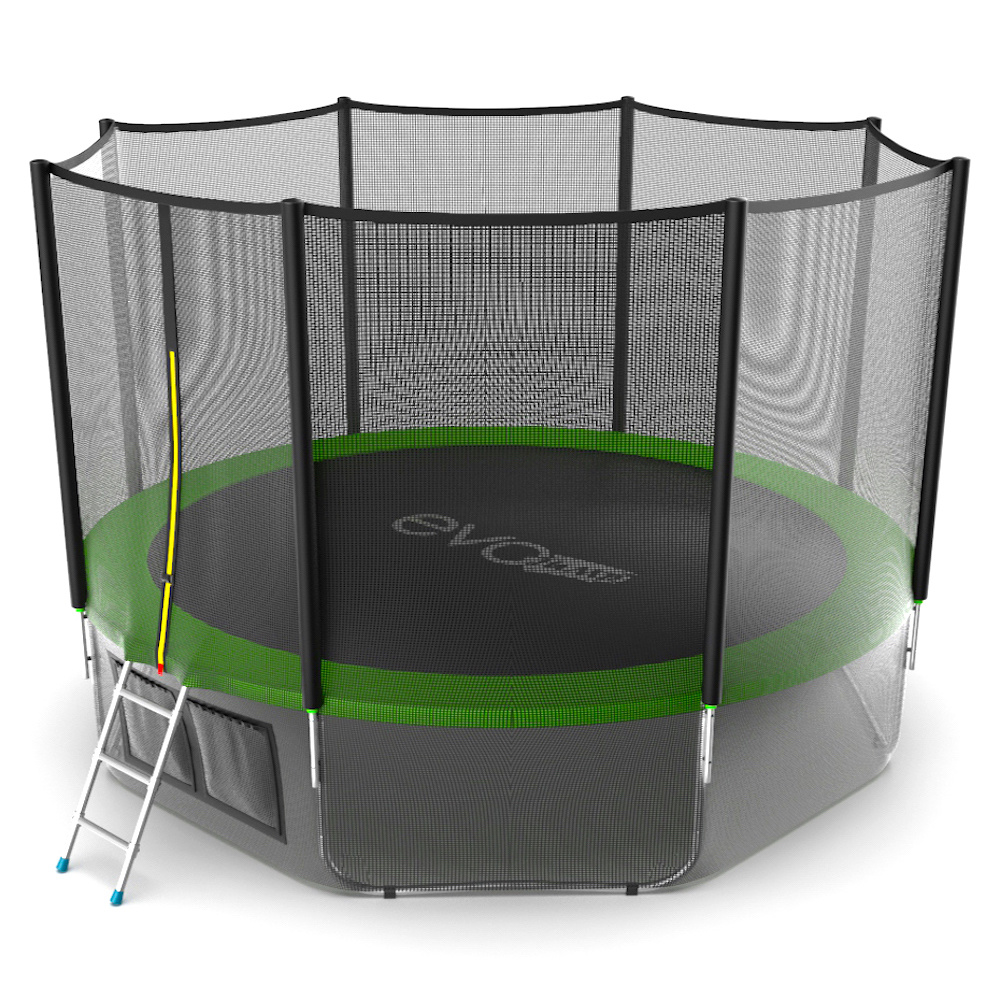 External 12ft (Green) + Lower net в Сочи по цене 31190 ₽ в категории батуты Evo Jump