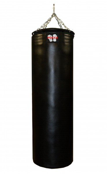 Рокки натуральная кожа 150х45 см черный из каталога товаров для бокса и единоборств в Сочи по цене 41120 ₽