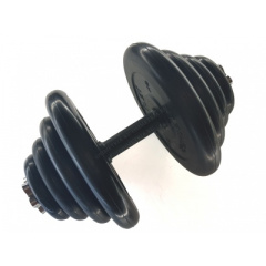 MB Barbell Atlet 40 кг. обрезиненная из каталога разборных (наборных) гантелей в Сочи по цене 12500 ₽