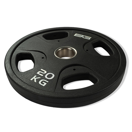 обрезиненный черный 20 кг BG-PA-PL-P200 в Сочи по цене 8290 ₽ в категории диски (блины) для штанг и гантелей Bronze Gym