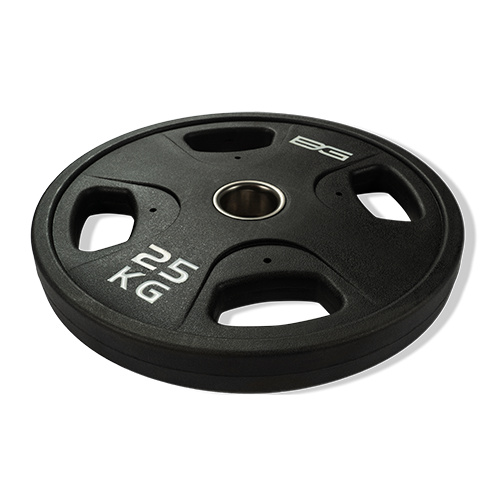 обрезиненный черный 25 кг  BG-PA-PL-P250 в Сочи по цене 10390 ₽ в категории диски (блины) для штанг и гантелей Bronze Gym