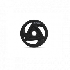 Ziva с уретановым покрытием, 25 кг ZVO-DCPU1617-GY из каталога дисков для штанги с посадочным диаметром 50 мм. в Сочи по цене 22557 ₽