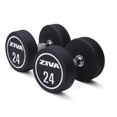 Ziva XP Urethane Dumbbell Set (5 pairs) 22-30 kg ZXP-DBPU8605 из каталога гантельных рядов в Сочи по цене 177390 ₽