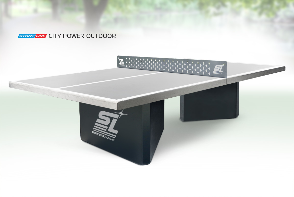 Start Line City Power Outdoor из каталога антивандальных теннисных столов в Сочи по цене 92990 ₽
