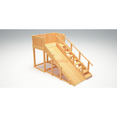 Wood 3 в Сочи по цене 78000 ₽ в категории зимние деревянные горки Савушка