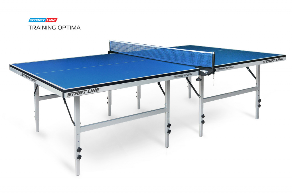 Start Line Training Optima blue с системой регулировки высоты из каталога теннисных столов для помещений в Сочи по цене 35590 ₽