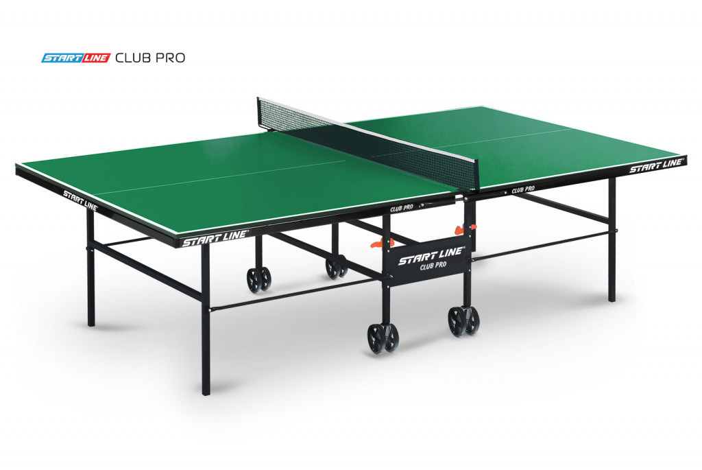 Start Line Club Pro green из каталога теннисных столов в Сочи по цене 20590 ₽