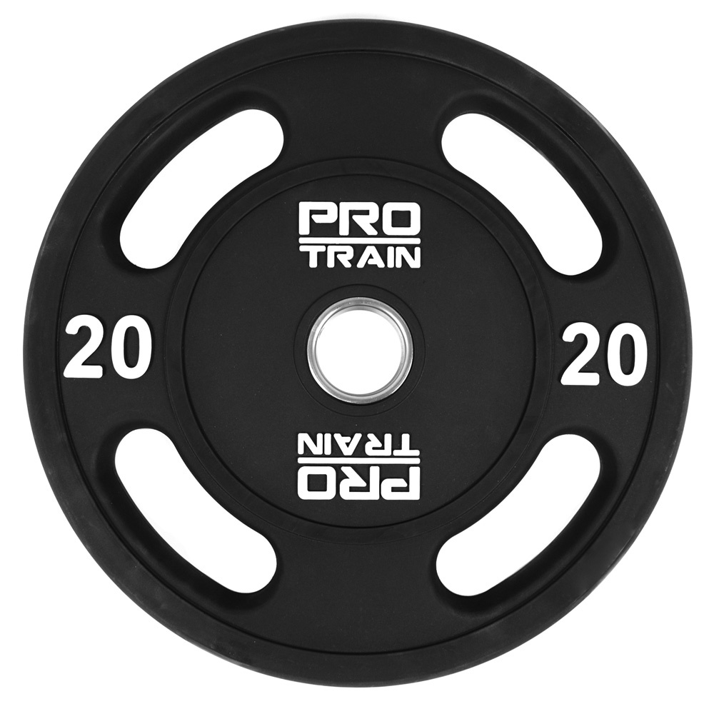 Protrain 20 кг. PPU-20 полиуретан из каталога дисков (блинов) для штанг и гантелей в Сочи по цене 13981 ₽