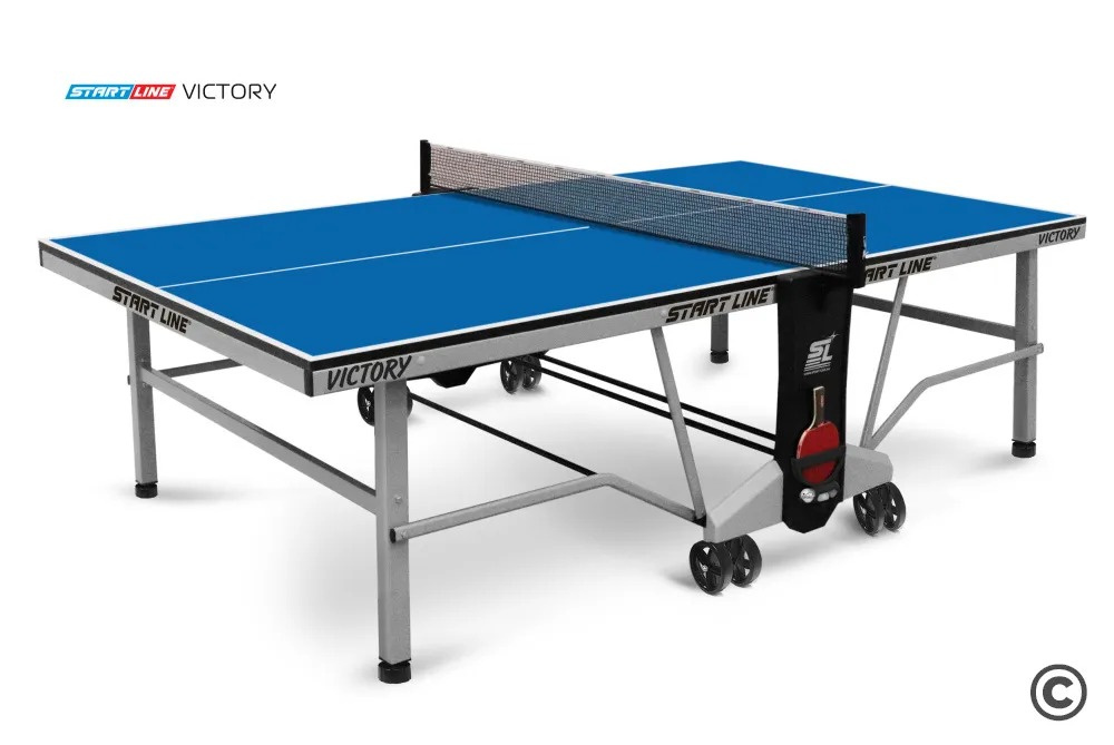 Start Line Victory  Indoor Синий из каталога теннисных столов для помещений в Сочи по цене 59590 ₽