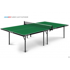 Всепогодный теннисный стол Start Line Sunny Light Outdoor Зелёный в Сочи по цене 26590 ₽