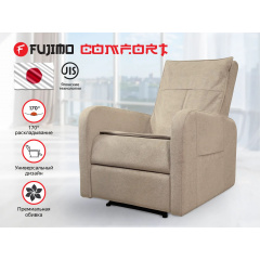 Fujimo COMFORT CHAIR F3005 FMW с механическим приводом Ваниль из каталога массажных кресел в Сочи по цене 44120 ₽