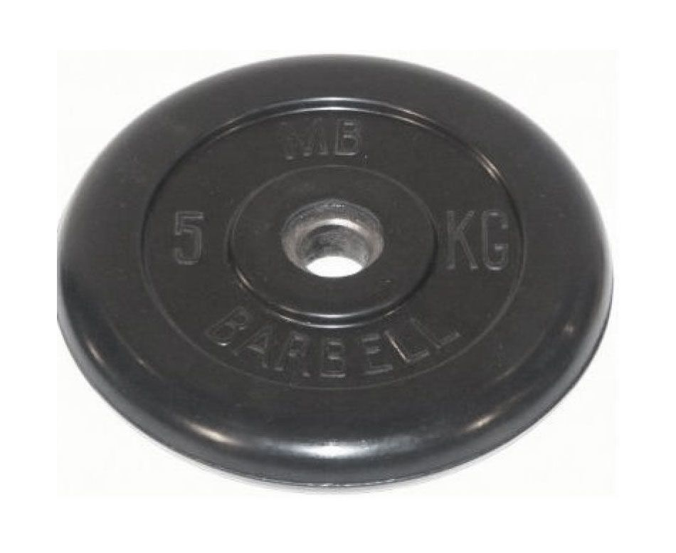 MB Barbell (металлическая втулка) 5 кг / диаметр 51 мм из каталога дисков (блинов) для штанг и гантелей в Сочи по цене 2070 ₽