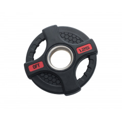 Original FitTools черный с двумя хватами 1,25 кг из каталога дисков для штанги с посадочным диаметром 50 мм. в Сочи по цене 690 ₽