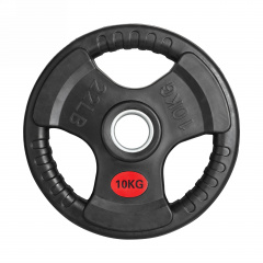 VictoryFit обрезиненный 10 кг.  VF-S511000 из каталога дисков для штанги с посадочным диаметром 50 мм. в Сочи по цене 3060 ₽