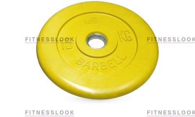 MB Barbell желтый 26 мм - 15 кг из каталога дисков для штанги с посадочным диаметром 26 мм.  в Сочи по цене 4816 ₽