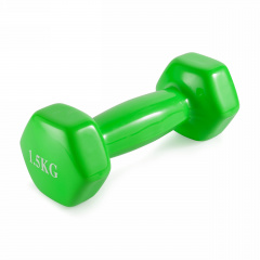 VictoryFit 1,5 кг.  1 шт. VF-DV015 из каталога виниловых гантелей в Сочи по цене 420 ₽
