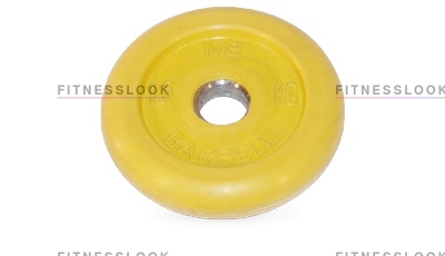 MB Barbell желтый - 26 мм - 1.25 кг из каталога дисков для штанги с посадочным диаметром 26 мм.  в Сочи по цене 569 ₽
