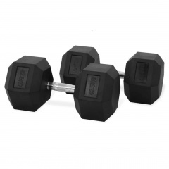 VictoryFit гексагональная VF-H475 (47,5 кг) 1 шт. из каталога обрезиненных гантелей в Сочи по цене 16250 ₽