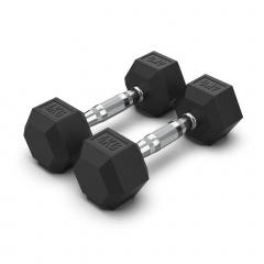 VictoryFit гексагональная VF-H040 (4 кг) 1 шт. из каталога обрезиненных гантелей в Сочи по цене 1570 ₽