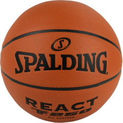 Spalding TF-250 React FIBA размер 7 из каталога баскетбольных мячей в Сочи по цене 5490 ₽