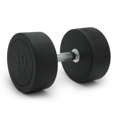 UnixFit PRO круглая 30 DBRND30PBK из каталога обрезиненных гантелей в Сочи по цене 11490 ₽