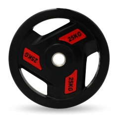 UnixFit PRO 25 кг, 51 мм DG25RUBPRD из каталога дисков для штанги с посадочным диаметром 50 мм. в Сочи по цене 12890 ₽