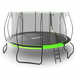 Батут с защитной сеткой Unix Line 14 ft UFO Green в Сочи по цене 41690 ₽