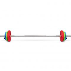 Bronze Gym Бодипамп (гриф, весовые диски 2X1,25КГ, 2X2, 5КГ, 2X5КГ, ПАРА ЗАМКОВ) из каталога штанг в Сочи по цене 9100 ₽