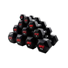 Octagon Dumbbell 5 пар от 10 до 20кг в Сочи по цене 113095 ₽ в категории гантельные ряды UFC