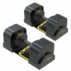 MX100 EVO, эргономичная прорезиненная рукоять, вес 5.9-45.4 кг, 2 шт ID185 в Сочи по цене 89500 ₽ в категории разборные (наборные) гантели MX Select