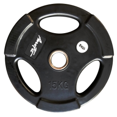 AeroFit AFPLB 15 кг олимпийские обрезиненные диски из каталога  в Сочи по цене 10100 ₽