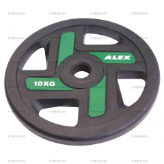 AeroFit Alex полиуретановый 50 мм - 15 кг из каталога дисков для штанги с посадочным диаметром 50 мм. в Сочи по цене 9177 ₽