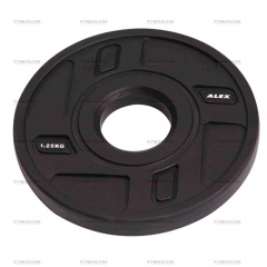 AeroFit Alex полиуретановый 50 мм -  1.25 кг из каталога дисков для штанги с посадочным диаметром 50 мм. в Сочи по цене 1360 ₽
