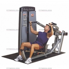Body Solid ProDual DPRS-SF - жим от груди / жим от плеч из каталога грузоблочных тренажеров в Сочи по цене 358700 ₽