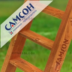 Самсон Лестница деревянная из каталога аксессуаров к игровым комплексам в Сочи по цене 3400 ₽