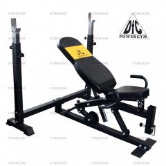 DFC PowerGym  BN014 - со стойками из каталога стоек для штанги со скамьей в Сочи по цене 22950 ₽