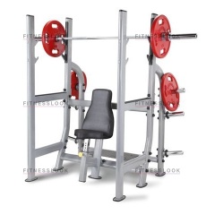 AeroFit Neo NOMB - со стойками - армейский жим из каталога скамей со стойкой в Сочи по цене 62140 ₽