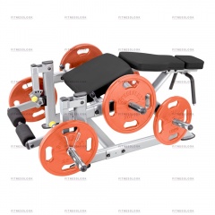 AeroFit Plate Load PLLC - сгибание ног лежа из каталога тренажеров на свободных весах в Сочи по цене 70130 ₽
