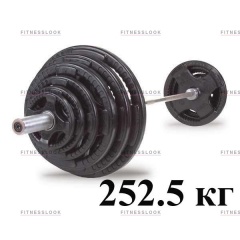 Body Solid 252,5 кг OSRK252.5 из каталога прямых штанг в Сочи по цене 110330 ₽