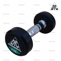 DFC PowerGym пара - 3 кг из каталога обрезиненных гантелей в Сочи по цене 2290 ₽