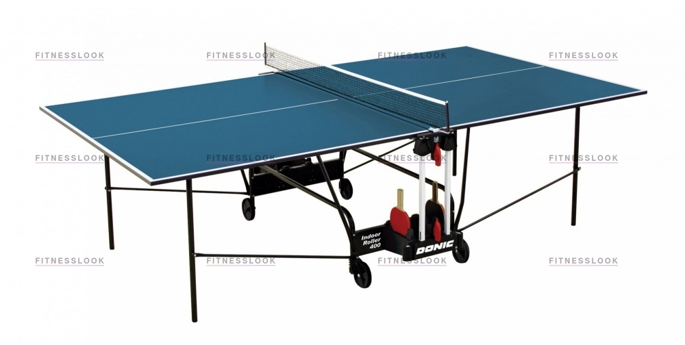 Donic Indoor Roller 400 - синий из каталога теннисных столов для помещений в Сочи по цене 65990 ₽